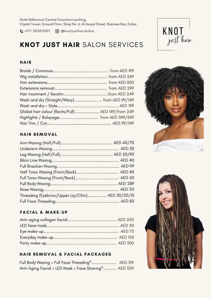 best hair salon in Dubai