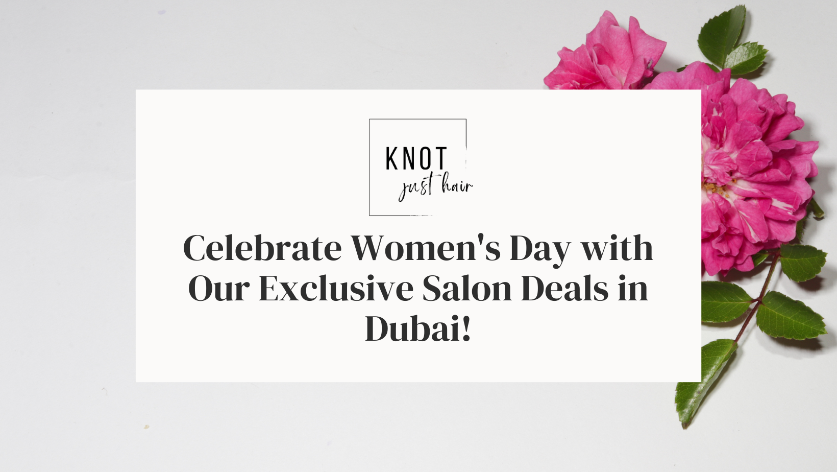 Exclusive Salon Deals in Dubai
